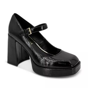 Kenneth Cole Black Patent Leather Heels